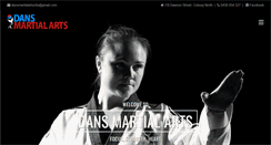 Desktop Screenshot of dansmartialarts.com.au